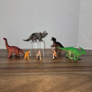 Set of 7 Variety Small Dinosaurs